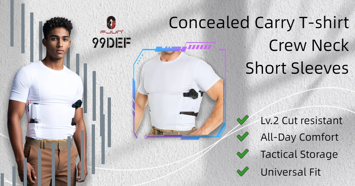 crew neck concealed carry shirt 203